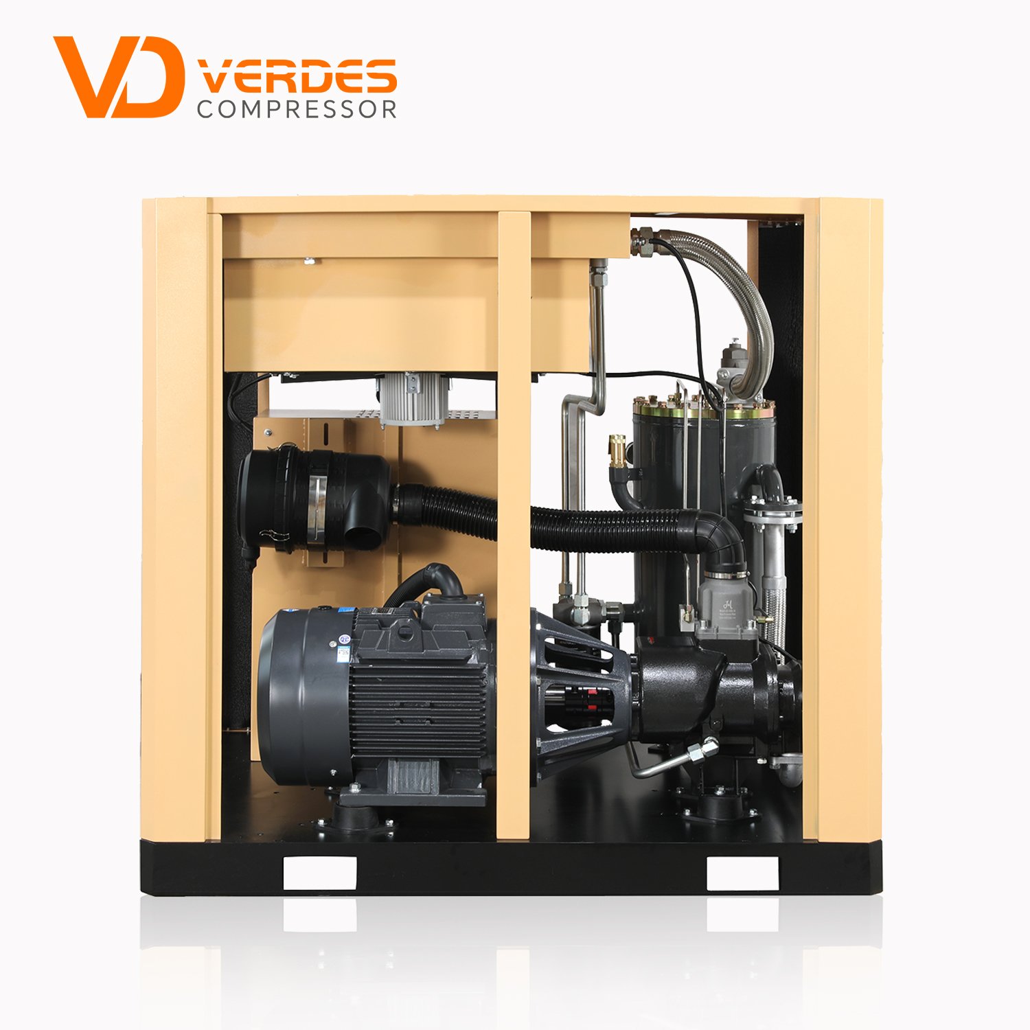 Industrial Rotary Compressor Screw Type Heavy Duty Horizontal Industrial air Compressor High Pressure 8 bar 10 bar 16 bar