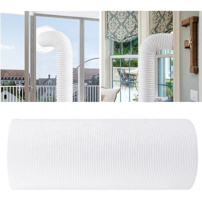 Diameter 5 Inch 5.9" PP Mobile Exhaust Vent Hose for Portable air Conditioner Hose Exhaust Hose