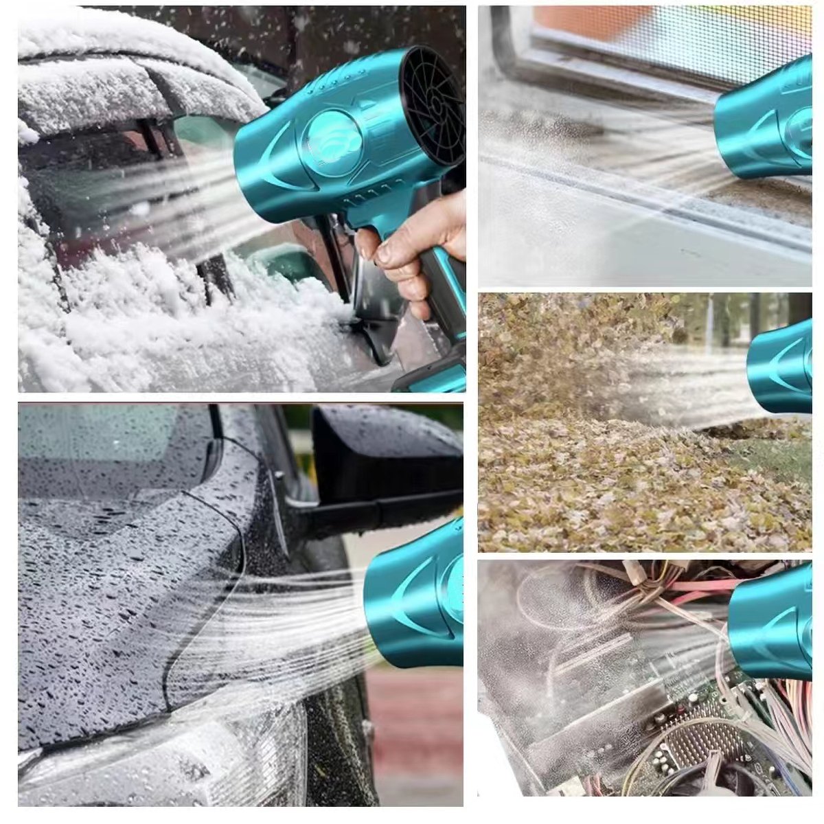 Mini Turbo Jet Fan with High-Performance Brushless Motor 2000W Powerful Blower Violent High-Speed Duct Fan