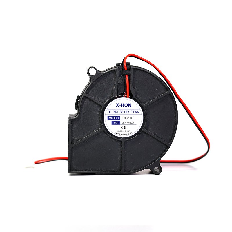DC 5V 12V 24V 75mm X 30mm Centrifugal Blower Fan 7530 7.5cm Dual Ball Turbo Radiator Fan 75mm Purifier Heatsink Fan