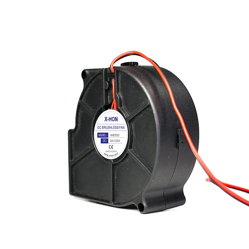 DC 5V 12V 24V 75mm X 30mm Centrifugal Blower Fan 7530 7.5cm Dual Ball Turbo Radiator Fan 75mm Purifier Heatsink Fan