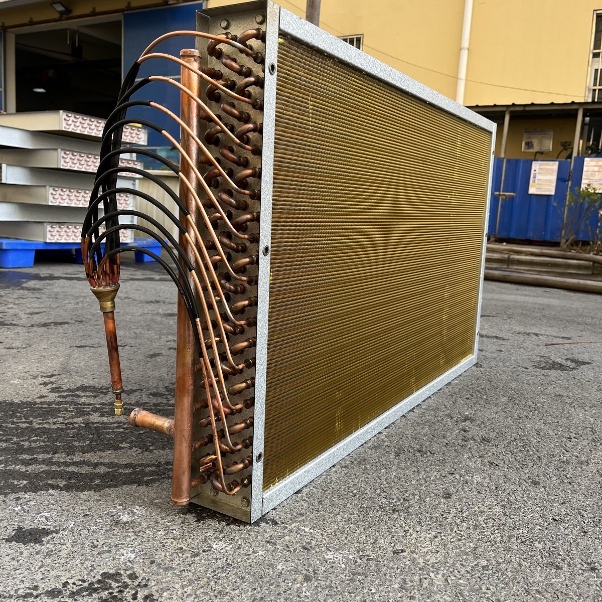 Copper Evaporator for Agricultural Irrigation Water Source Heat Pump Heat Exchanger