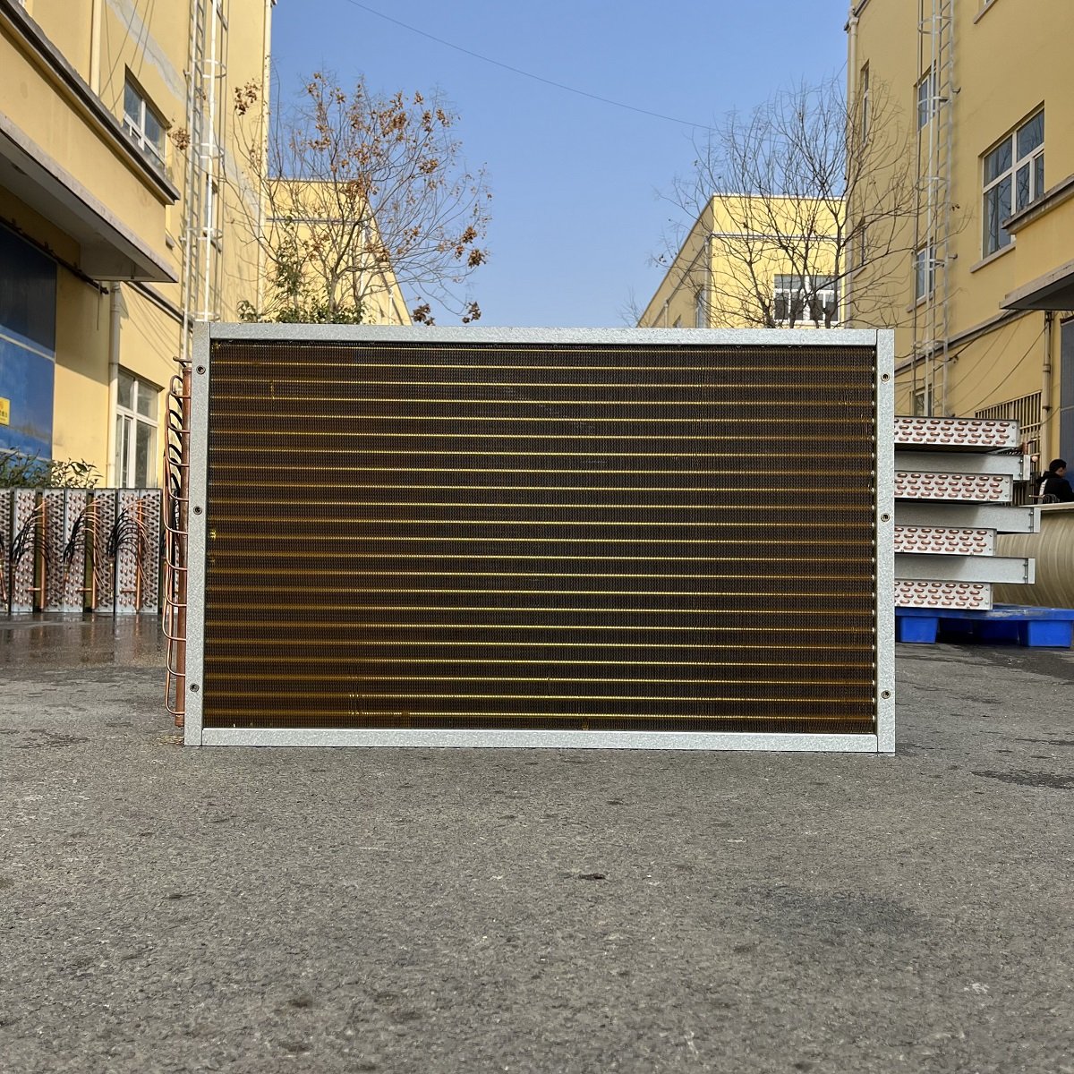 Copper Evaporator for Agricultural Irrigation Water Source Heat Pump Heat Exchanger