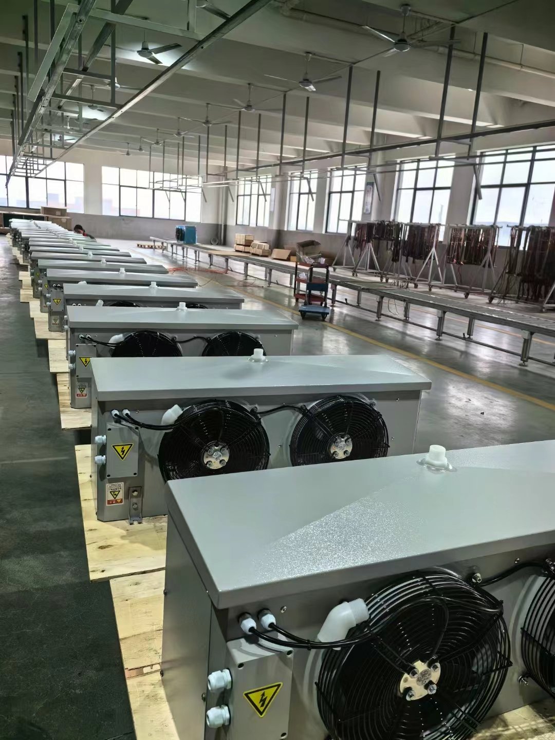 High Performance air Cooler Design Price Freezer Unit Cold Room Evaporator Cold Room Evaporator 2fans