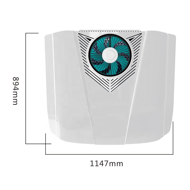 White 12V Air Conditioning AC.161.096.01 DC 24V Parking Cooler 2300W Boat Bus Semi Truck Air Conditioning System RV Accessories