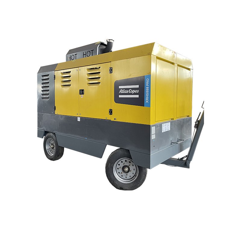 Used Atlas Copco 888 Second Hand Diesel Driven Mobile air Compressor Diesel Driven Mobile air Compressor