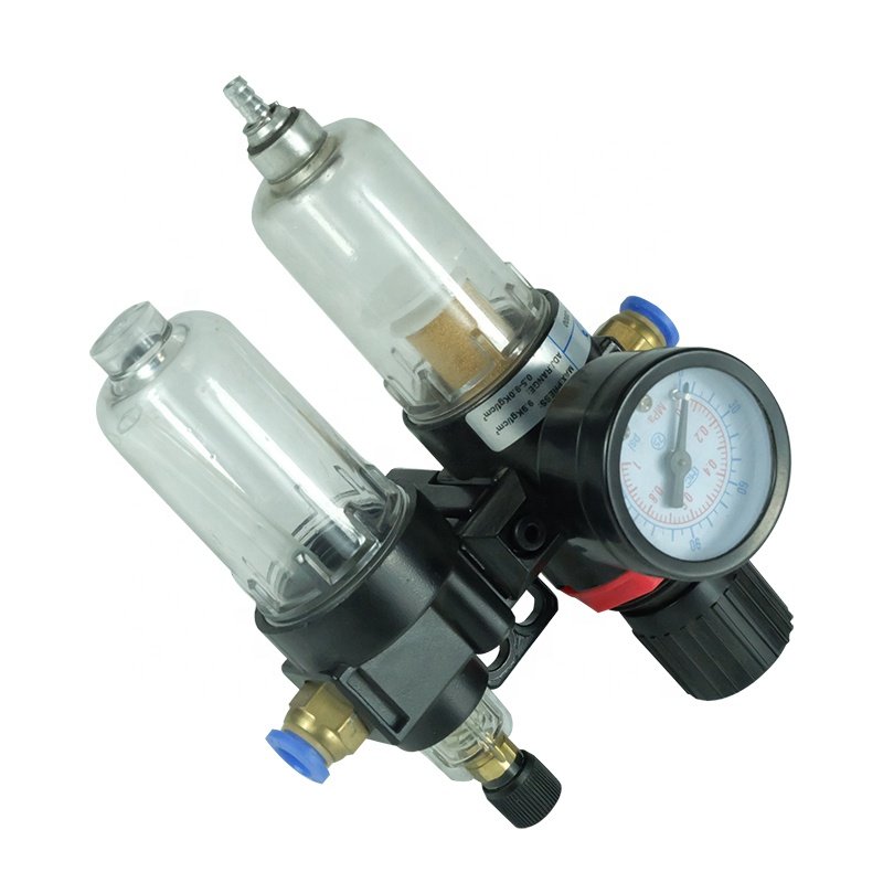 DKV AFC2000 1/4" Air Compressor Filter Regulator Oil Water Separator 2/5inch NPT Pneumatic Air Source Treatment Unit