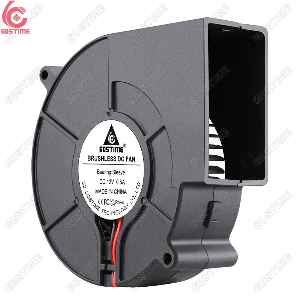 Gdstime GDB9733 Dc 5V-48V 9cm 9733 97x95x33mm High Speed Brushless Cooling Turbo Centrifugal Blower Fan