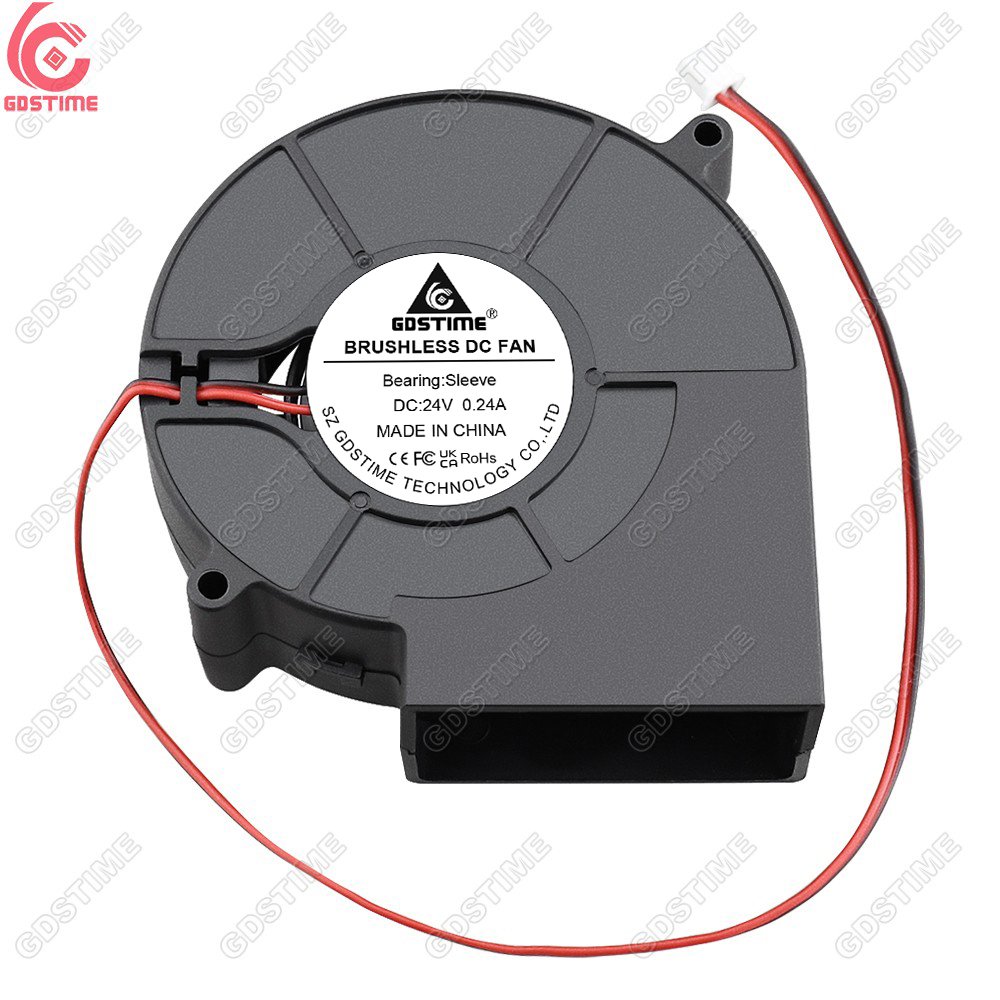 Gdstime GDB9733 Dc 5V-48V 9cm 9733 97x95x33mm High Speed Brushless Cooling Turbo Centrifugal Blower Fan