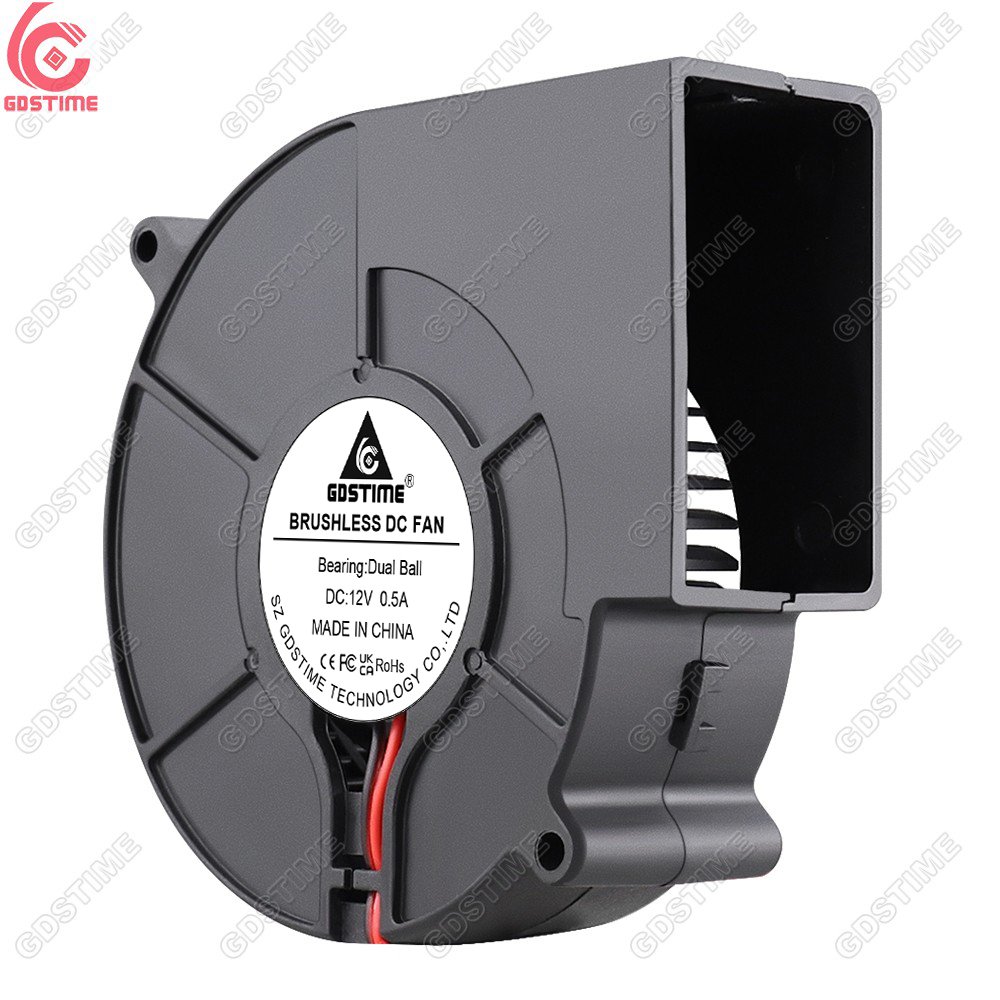 Gdstime GDB9733 Dc 5V-48V 9cm 9733 97x95x33mm High Speed Brushless Cooling Turbo Centrifugal Blower Fan