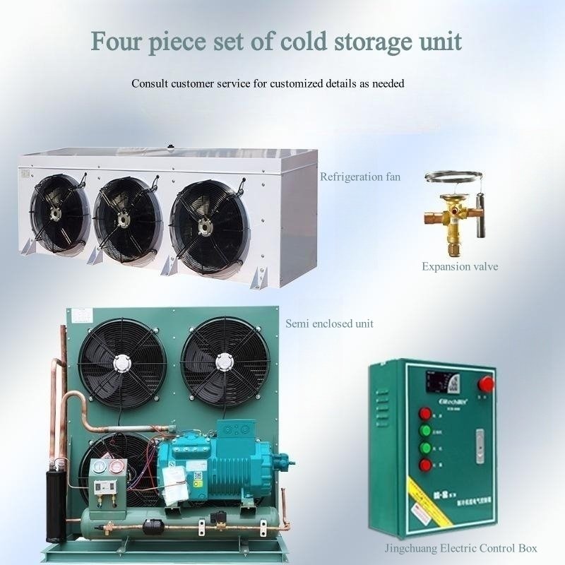 Factory Walk in Cooler Refrigeration Unit YM70 Scroll Compressor 4 HP 5 Hp Condensing Unit