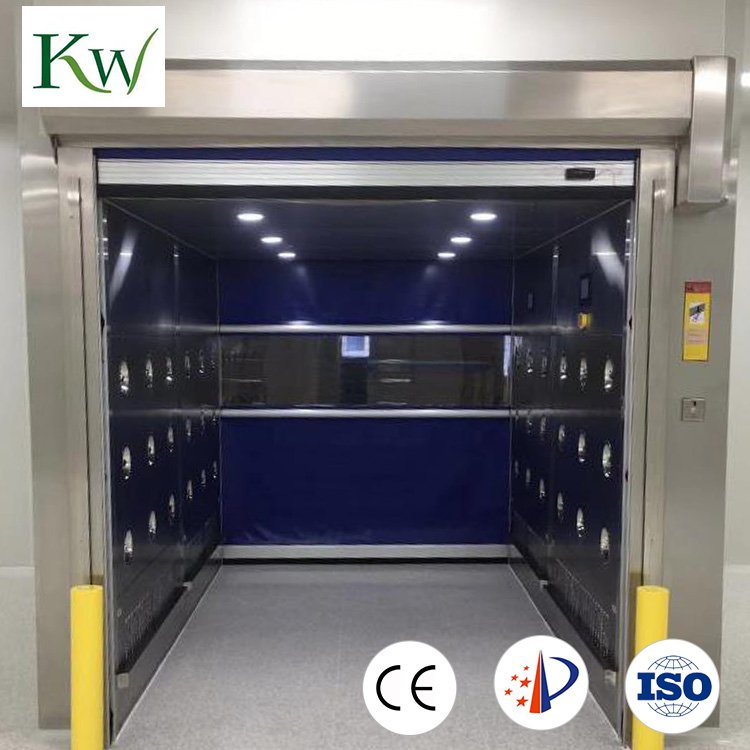 Low Price Fast Speed/Automatic Rapid Rolling PVC Shutter Door Cargo Air Shower