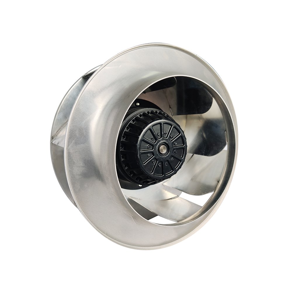 Kironmotor 450mm Aluminum Backward Centrifugal Fan for air Compressor
