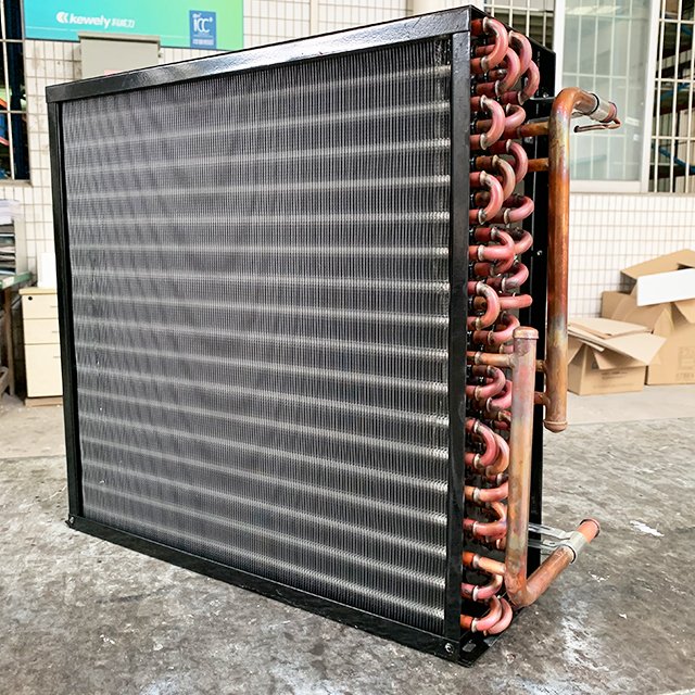 Copper Tube Air Conditioner Condensing Unit Air Cooled Condenser