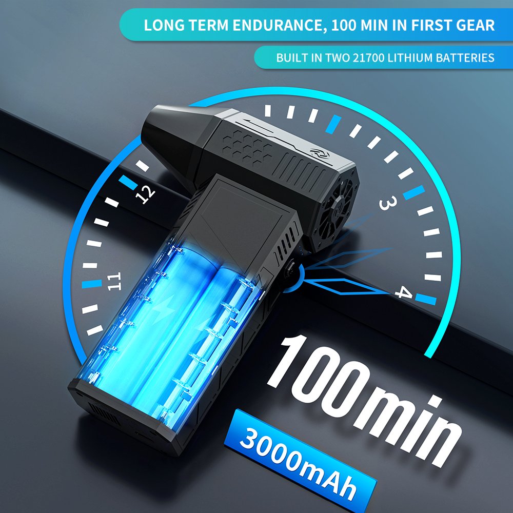 Jarvis Best Seller 130000rpm Plastic Portable Professional Powerful Drying Blower Hand Wind Blower