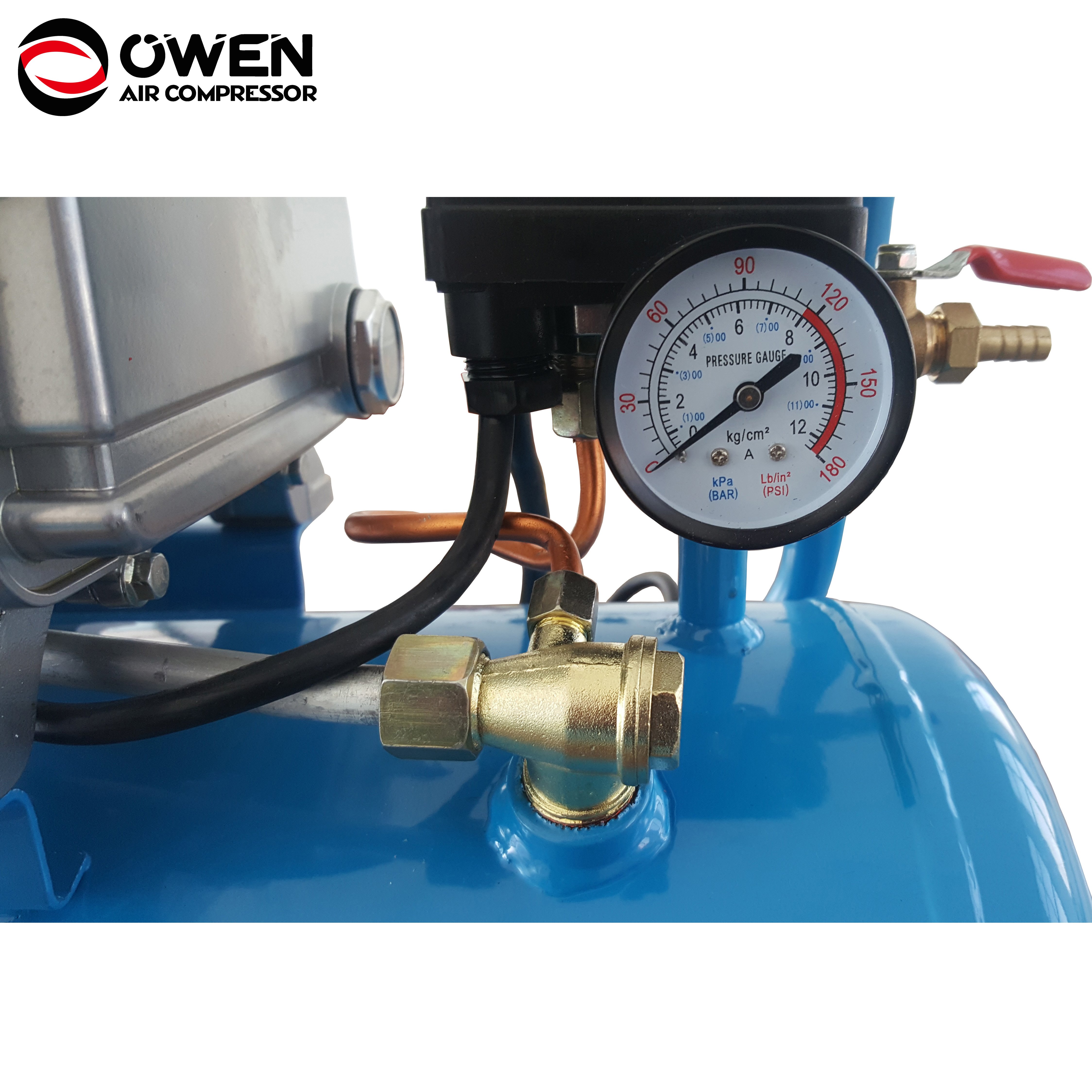 High Performance BM-2024 24L 8 bar Painting Piston Direct Driven air Compressor 2HP Portable Piston Air Compressor