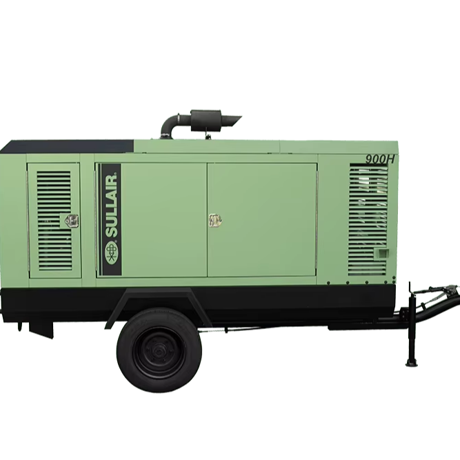 Sullair 900XHH Diesel Portable Rotary Lubricated Screw Air Compressor 900cfm 25.5m³min 500psig 34.5bar