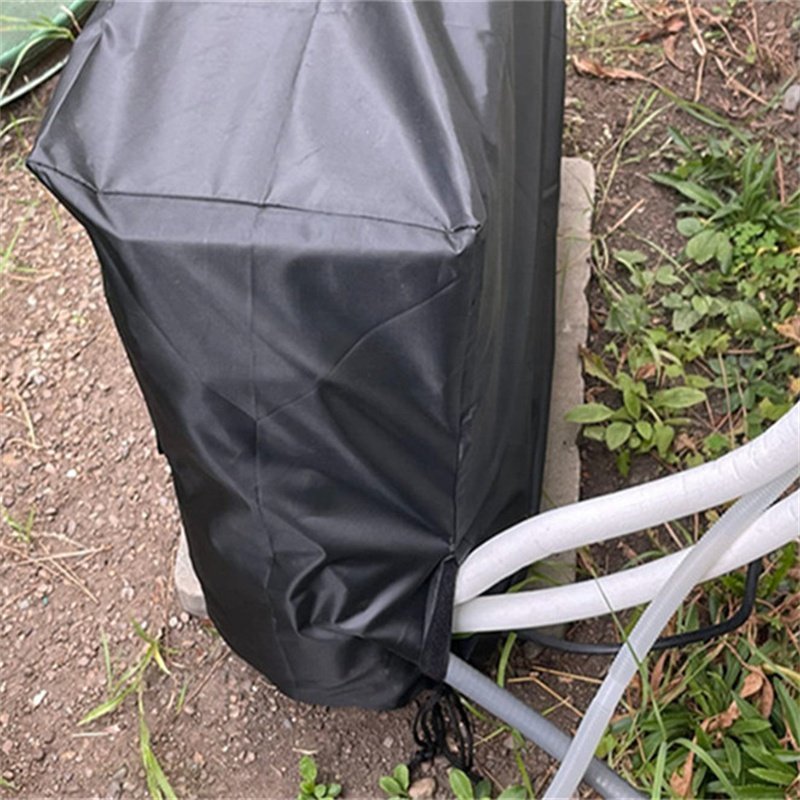 Custom All Season Air Conditioning Covers Waterproof Dust Resistance AC Defender Outdoor Air Conditioner Cover With Drawstring