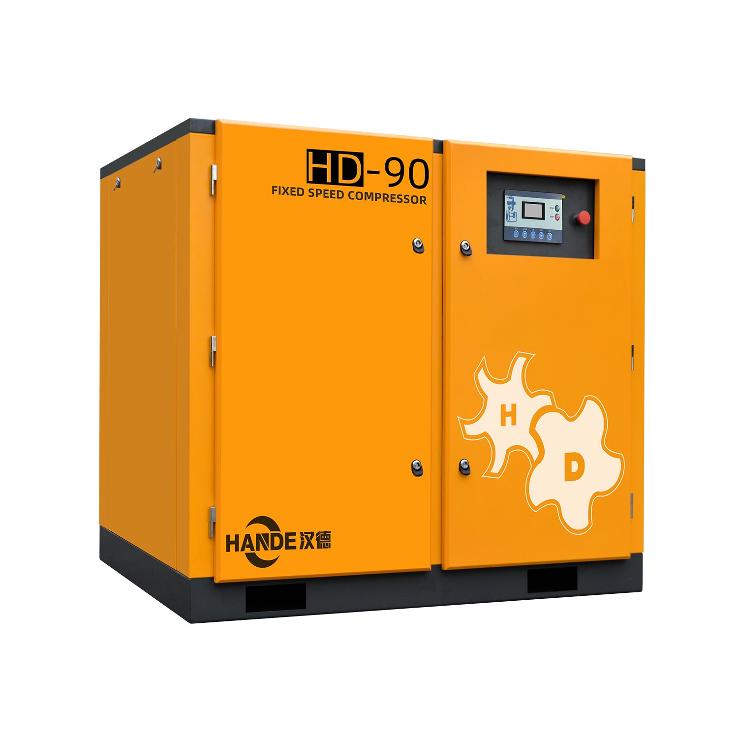 HANDE 90KW 120HP Rotary Screw Air Compressor Fixed Speed Type Stationary Industrial Compressors for Welding Machine High Quality