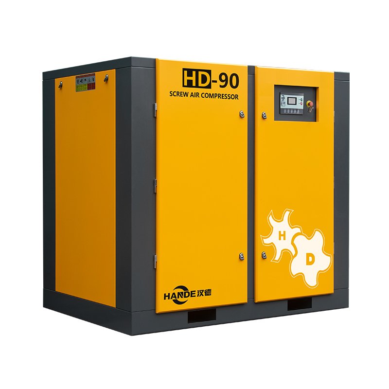 HANDE 90KW 120HP Rotary Screw Air Compressor Fixed Speed Type Stationary Industrial Compressors for Welding Machine High Quality