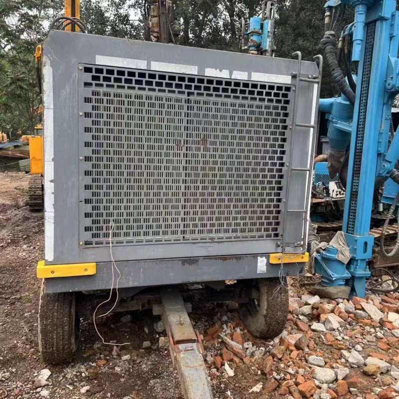 Portable High-Pressure 75kw Screw Air Compressor for Large Mining Diesel Powered with Air Cooled Engine Motor Used Condition