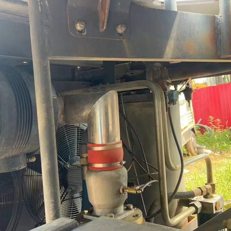 Portable High-Pressure 75kw Screw Air Compressor for Large Mining Diesel Powered with Air Cooled Engine Motor Used Condition