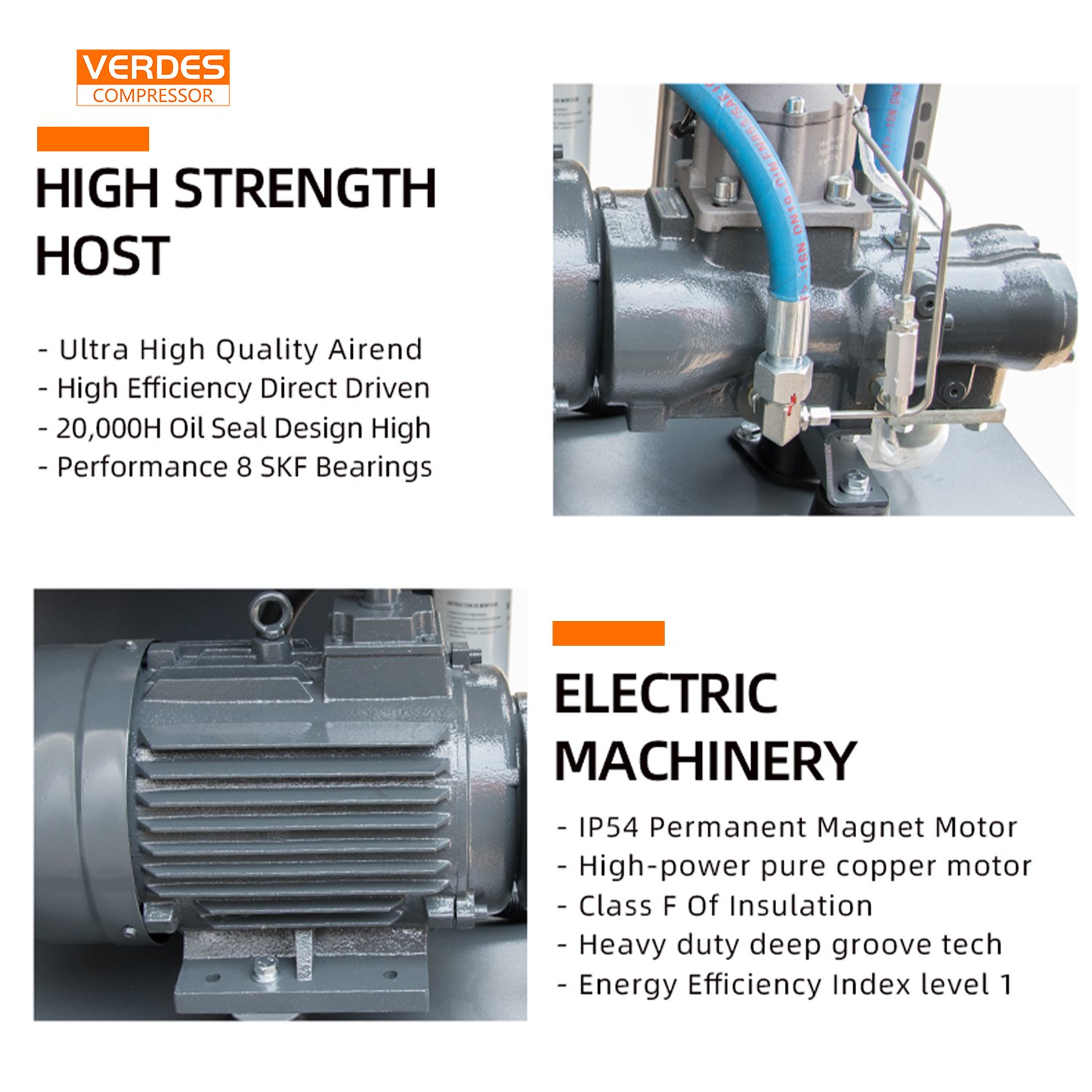 200 250 300 400 500 1000 Liter Industrial Electric Rotary Screw 4in1 air Compressor Portable Machine with air Dryer