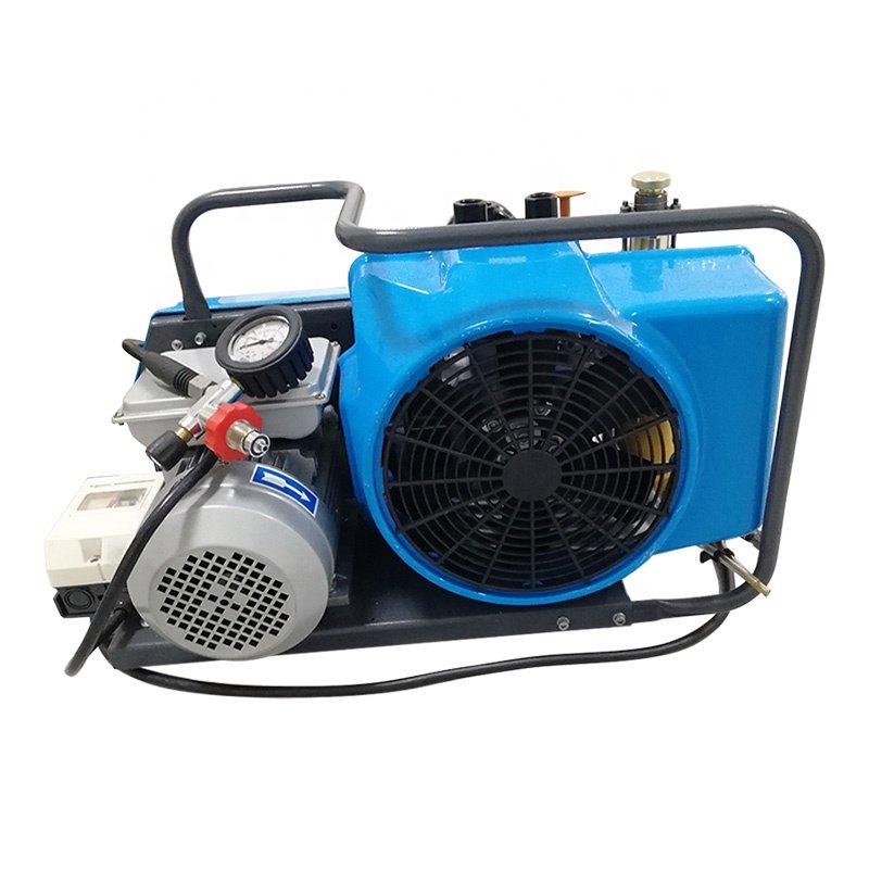 Auto Drain High Pressure Air Compressor 200bar 300bar Scuba Diving Air Compressor for Breathing Air