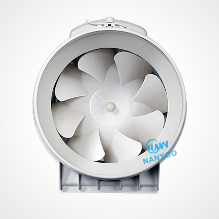 Silent Inline Fan Extractor Intake Quiet Mixed Flow Energy Efficient Blower for Air Circulation in Ducting