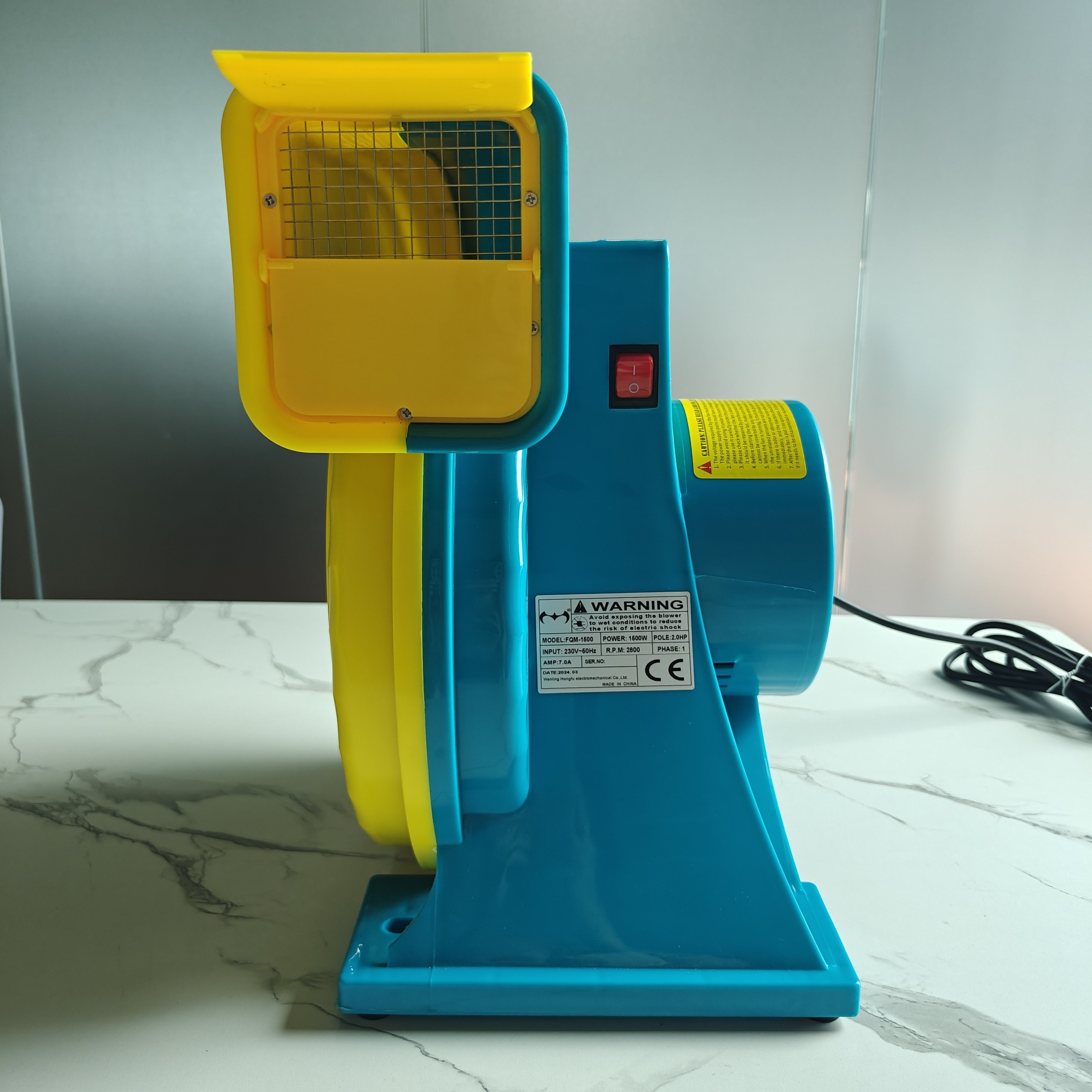 230V 50Hz 1500W air Blower Electric Pump Fan Inflatable air Fan for Bouncy Castle