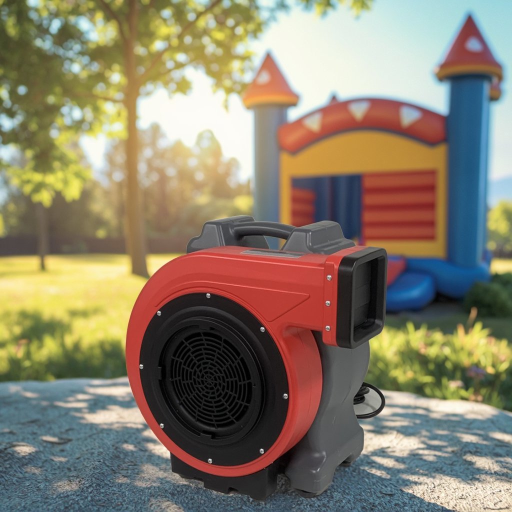 StormBlow 2HP High Power Inflatable Blower Fast Inflation for Large Bouncers & Advertising Inflatables