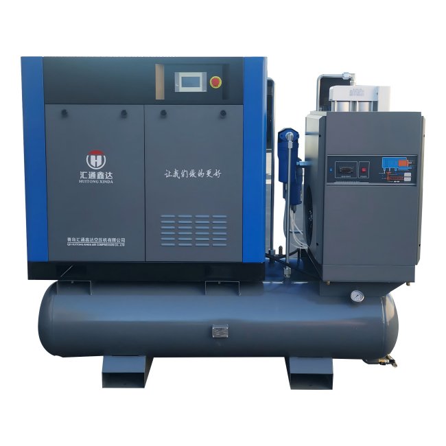 Huitong Xinda CE Certification Rotary Screw Air Compressor 20 Hp 30hp 50hp Multifunction 16bar Air Compressor for Fiber Laser