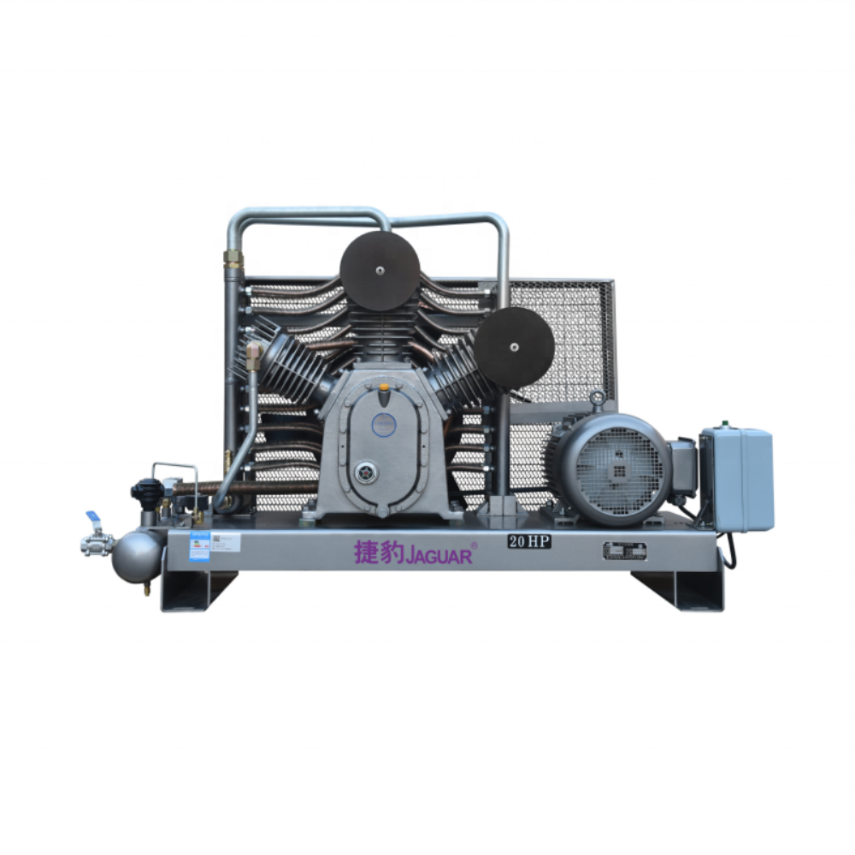 Small Mobile Piston air Compressor 3KW 4HP 380V Air Cooled air Compressor