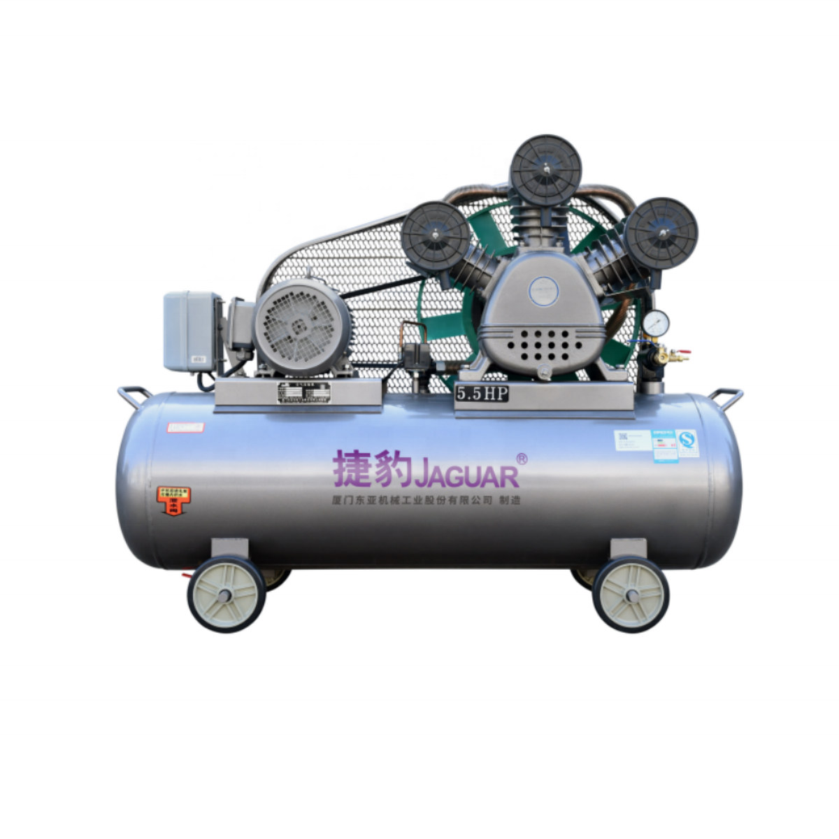 Small Mobile Piston air Compressor 3KW 4HP 380V Air Cooled air Compressor
