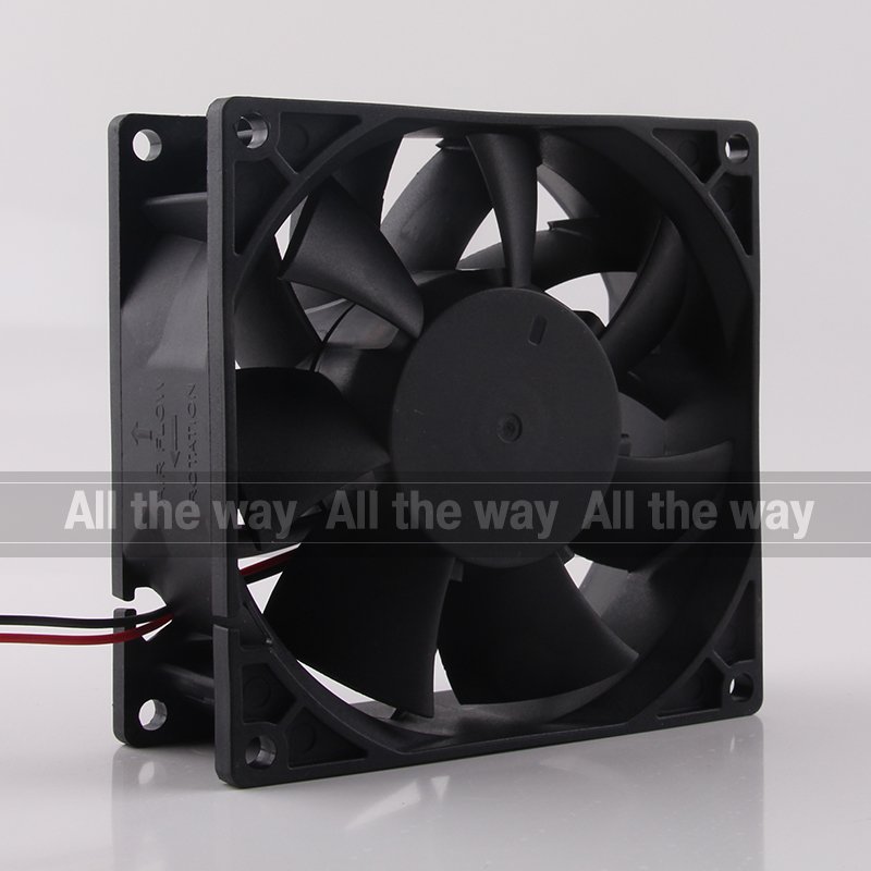 NIDECV 12V 48V DC24V 0.53A EC AC 9038 9CM 90X90X38MM 3-wire Inverter Large air Volume 35131-58CISF Cooling Fan
