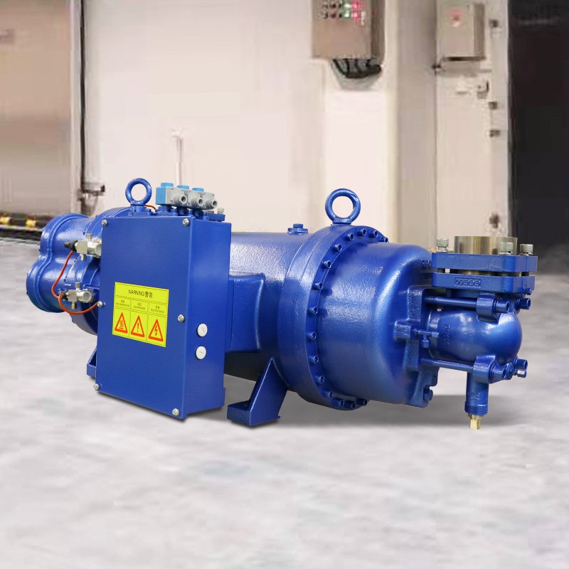 110KW Rotary Screw Refrigeration Unit 125HP Air-cooled Condensing Unit Screw Air Compressor Cooling