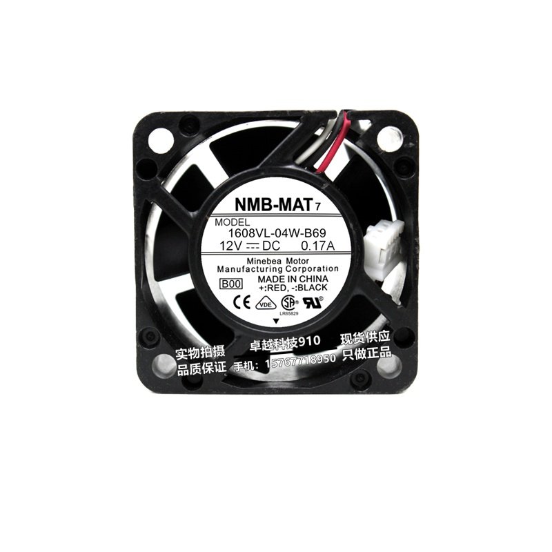 1608VL-04W-B69/B60 New NMB 12VDC 4020 0.17A 4CM Chassis Fan