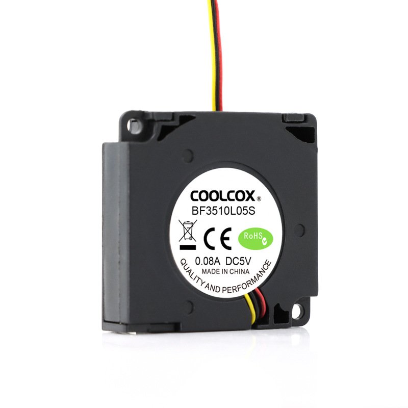 CoolCox 35x35x10mm air Blower Fan,35mm 5v 12v 24v, Dc Cooling Fan for air Purifier, Automotive Wireless Charger,3D Printer