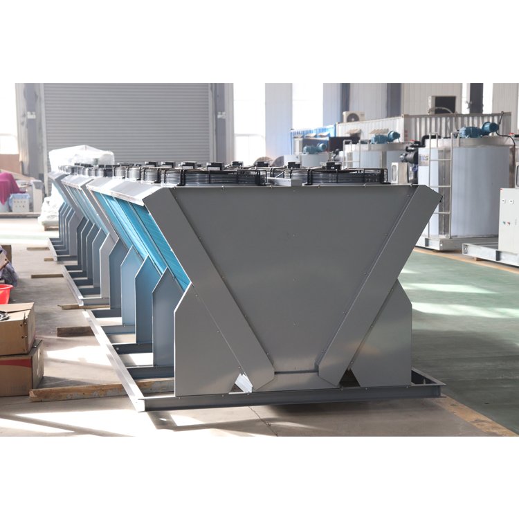 15t Per Day Fish Plant Unit Flake Ice Maker Machine with air Cooled Condenser