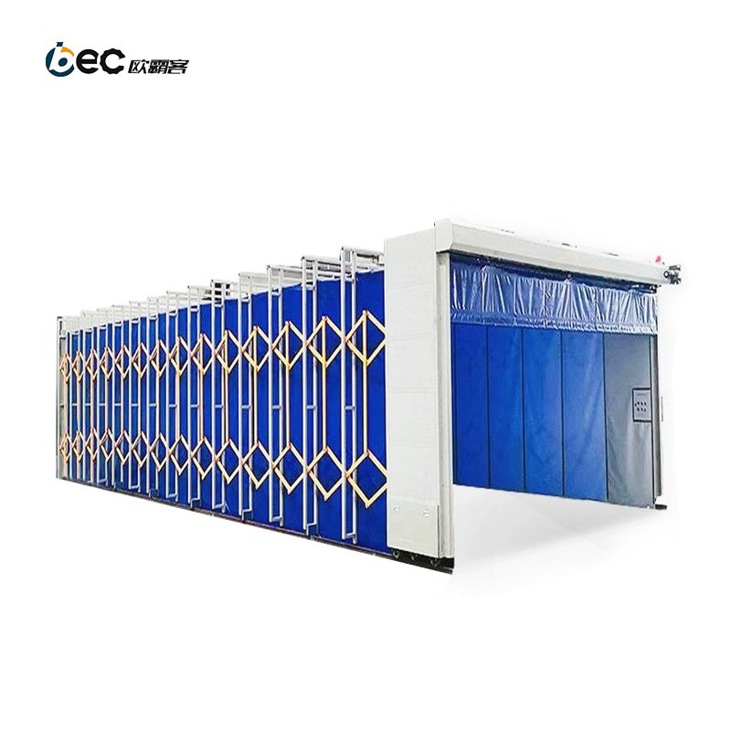 Retractable Spray Booth Paint Cabin Support OEM Paint Booths with Natural Ventilation System Removable Spray Space Without Heat