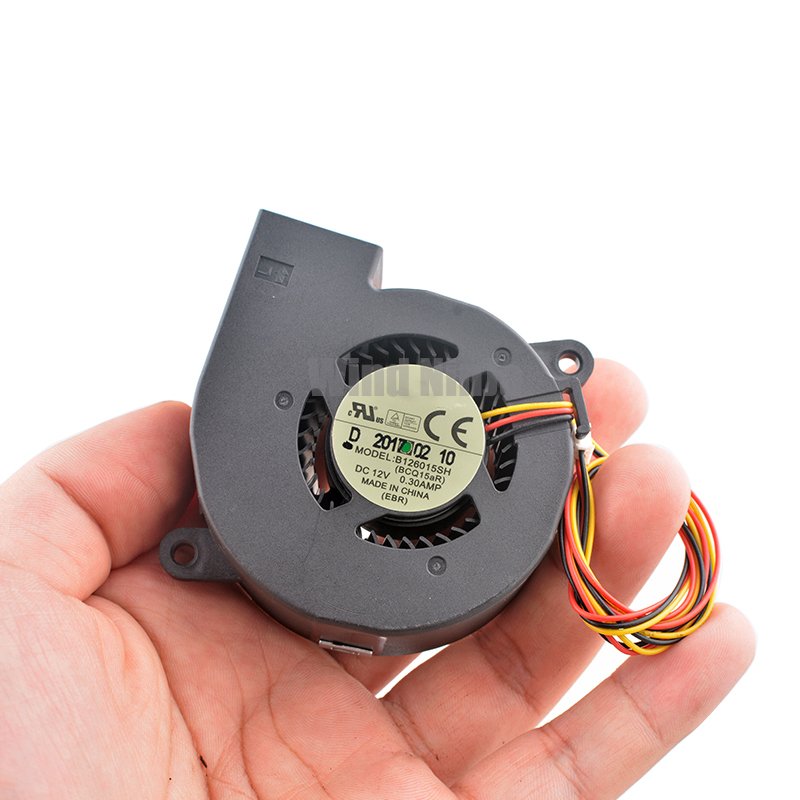 B126015SH BCQ15aR 6cm 60mm Blower Fan 60x60x25mm DC12V 0.30A 3pin Turbofan Cooling Fan for Projector Ovens