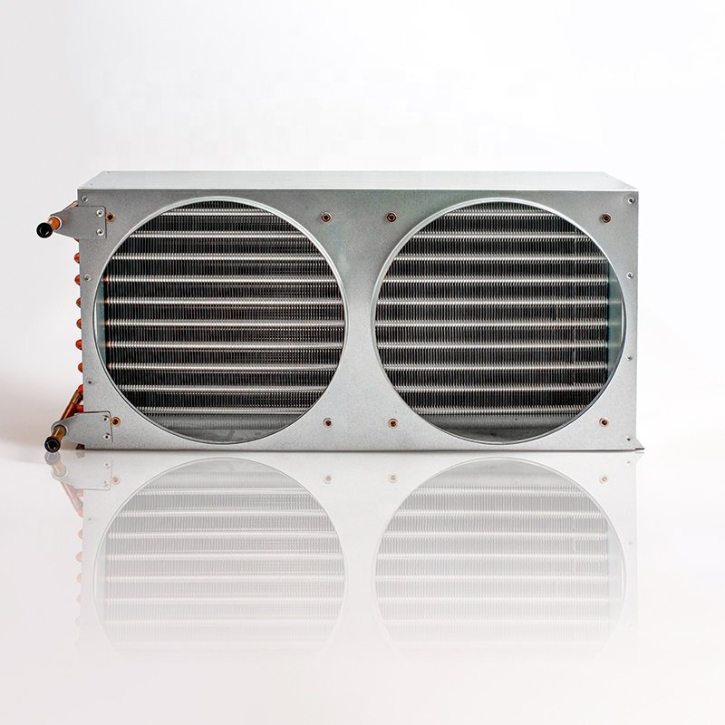 Customized Oem Air Cooled Condenser R22 Heat Exchanger For Ice Making Machine And Rafrigeration
