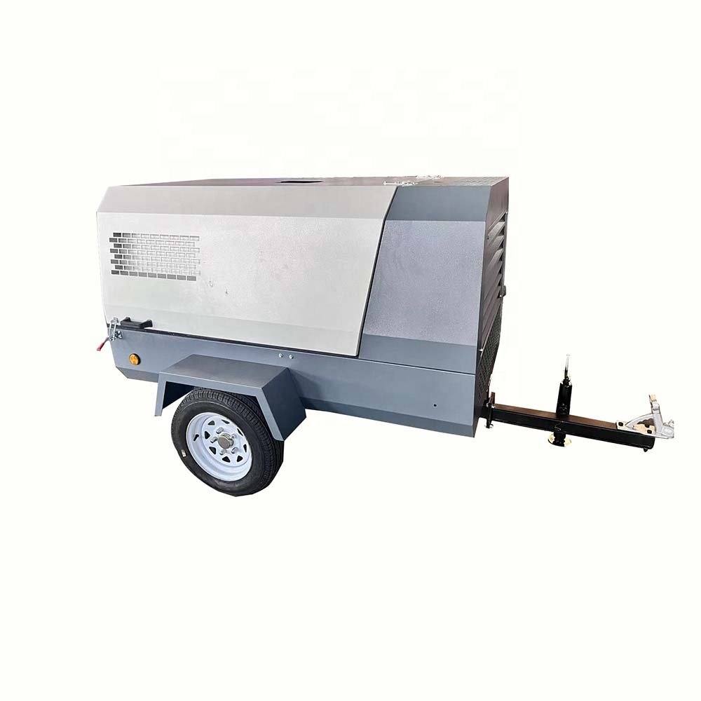 Most Popular 10Barl Potable Diesel Screw Air Compressor for Sale