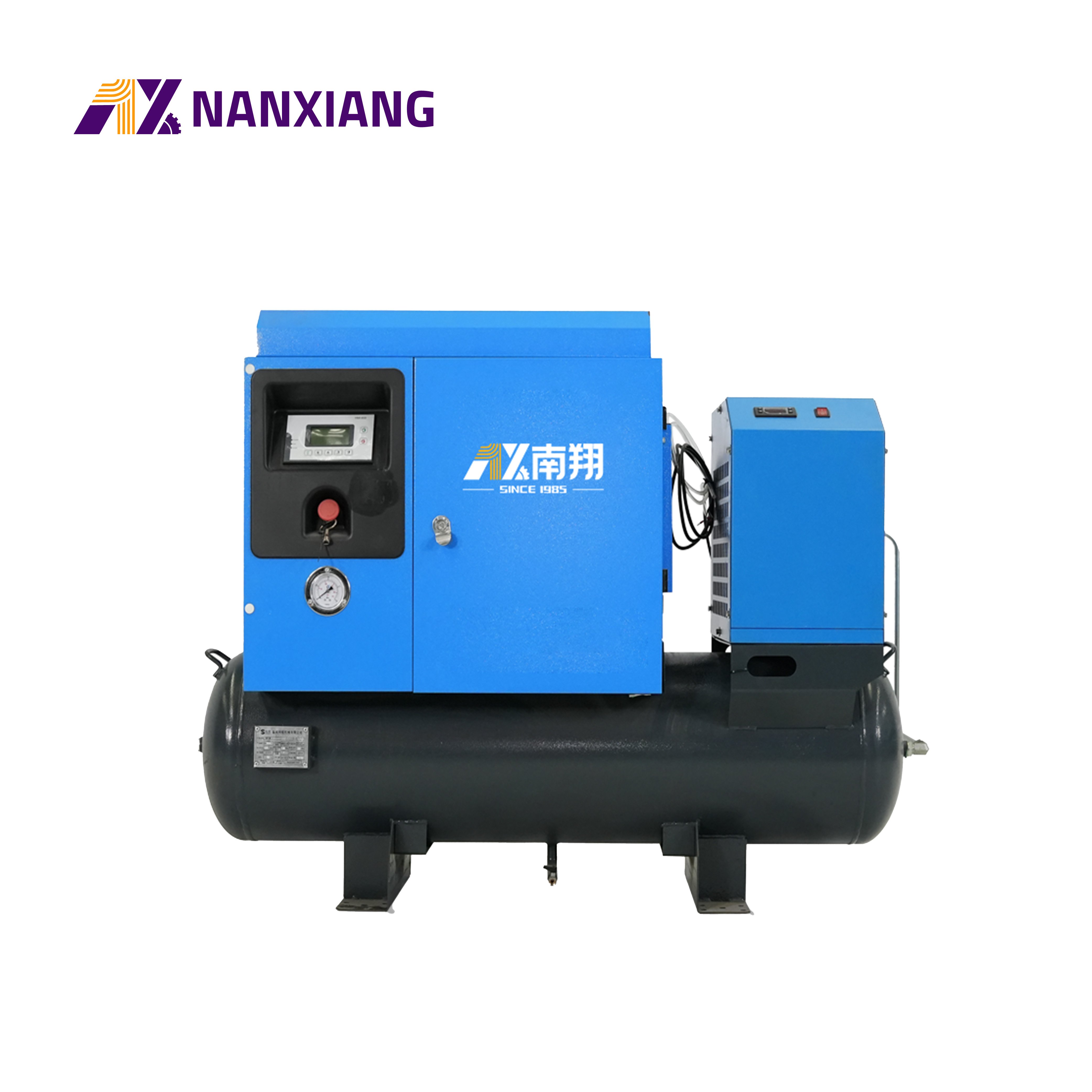 3.7kw/4.5kw/5.5kw/7.5kw Portable Compressor Silent Air Compressor 8-13bar Rotary Industrial Screw Air Compressor