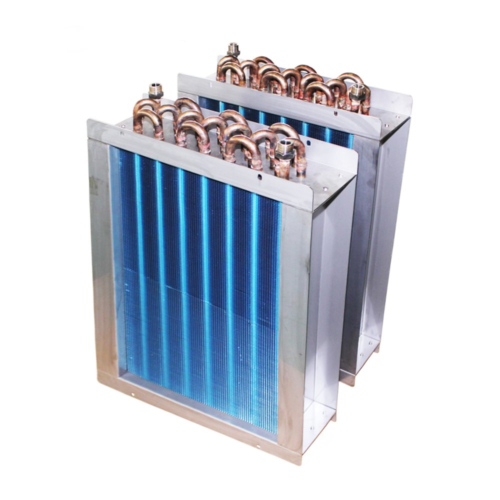High Quality Small Condenser Without Shell Radiator Heat Exchange Chiller Part Copper Tube Fin Heat Exchanger