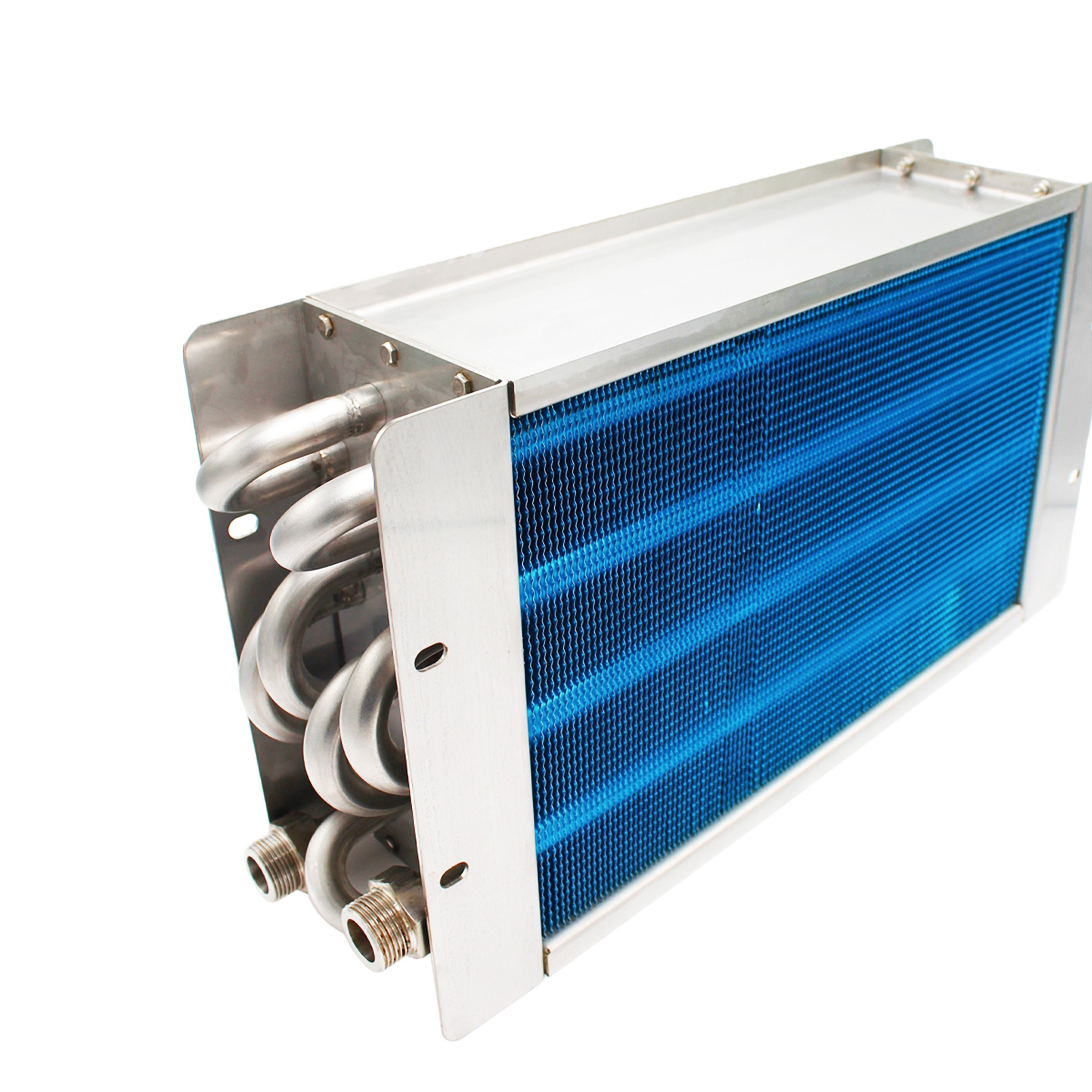 High Quality Small Condenser Without Shell Radiator Heat Exchange Chiller Part Copper Tube Fin Heat Exchanger