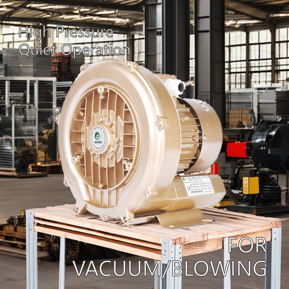 Single Phase 400W Regenerative Blower Fan for Vacuum or Blowing