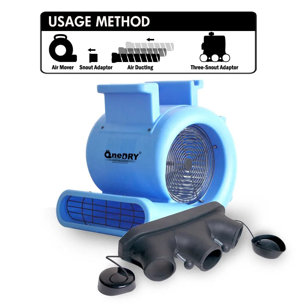 D Mid Blower 1/3HP Daisy Chain Carpet Drying Machine Air Mover Carpet Dryer Floor Dryer Roller Cleaner Floor Cleaning Machine