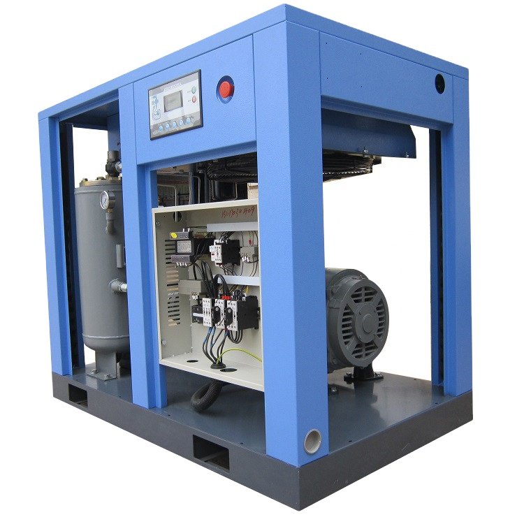 Permanent Magnet Variable Frequency Rotary Stationary Industrial Screw Air Compressors Vsd 50hp/37kw Aire Compressor