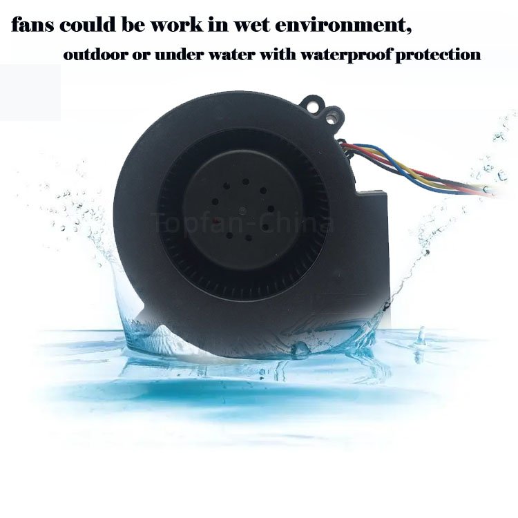 97mm 12v 2a 5300rpm Centrifugal air Blower Fan With 3 Speeds Controller 9733 Heater Bbq Smoker Ventilation Exhaust Fan